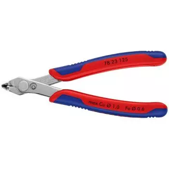 Electronic Super Knips Бокорезы прецизионные, нерж., губки 60°, 125 мм, 2-комп ручки, SB