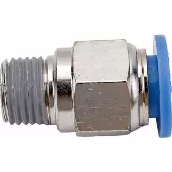 Фитинг цанговый прямой с наружной резьбой SHPI M1/4 для трубки диаметром 10 мм