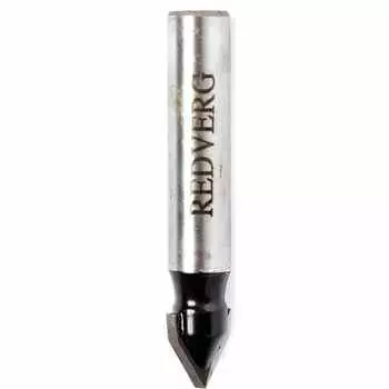 Фреза REDVERG HM пазовая V-образная 9.5х11х49х60мм (840621)