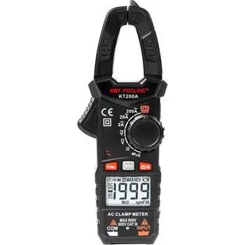 Клещи токовые цифровые КВТ KT 200A PROLINE