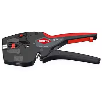 KNIPEX NexStrip Стриппер автоматический 3-в-1, 0.03-10 мм AWG 32-8, рез до 10 мм, обжим: квадрат,