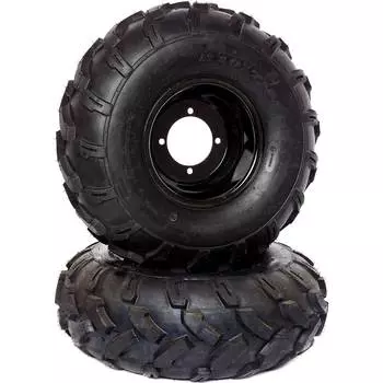 Колеса пневматические с крепежом REDVERG 19х7-8" 2шт (860571)