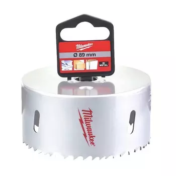 Коронка Milwaukee Contractor 89мм биметаллическая (703)