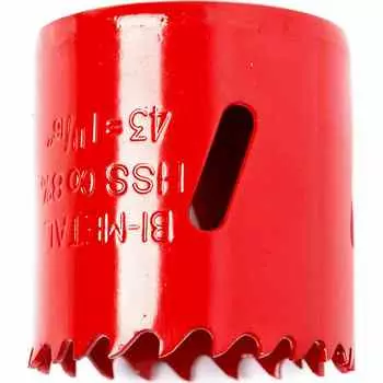 Коронка REDVERG 43мм биметаллическая (501281)