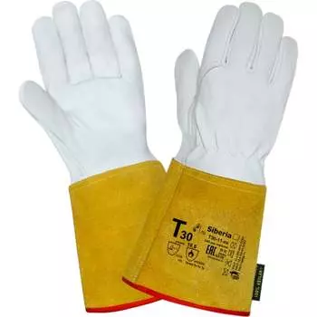 Краги 2Hands Siberia КРС/швы Kevlar овечья кожа/спилок Т30-11-ru 11,5