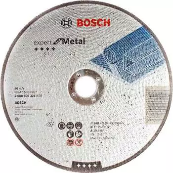 Круг отрезной по металлу Bosch Expert for Metal 180х3х22.2мм (321)