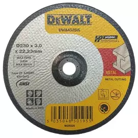 Круг отрезной по металлу DeWalt DWA4525IA 230x3x22.2мм