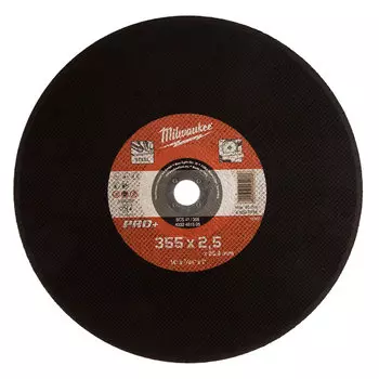 Круг отрезной по металлу Milwaukee SC PRO 355x2.5x25.4мм (505)