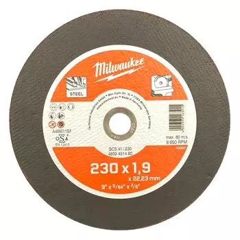 Круг отрезной по металлу Milwaukee SCS 230x1.9x22.2мм (480)