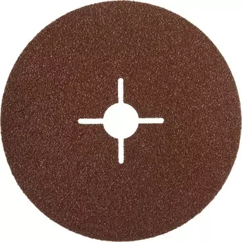 Круг шлифовальный ЗУБР ПРОФИ фибровый, для УШМ, P40, 115х22мм, 5 листов