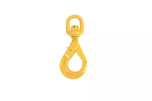 Крюк самозакрывающийся с вертлюгом TOR 8,0т (W)