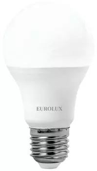 Лампа светодиодная LL-E-A60-15W-230-6K-E27 (груша, 15Вт, холод., Е27) Eurolux