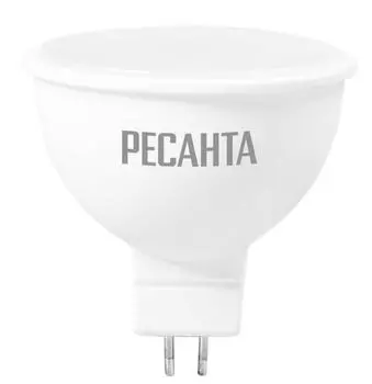 Лампа светодиодная РЕСАНТА LL-R-MR16-7W-230-4K-GU5.3