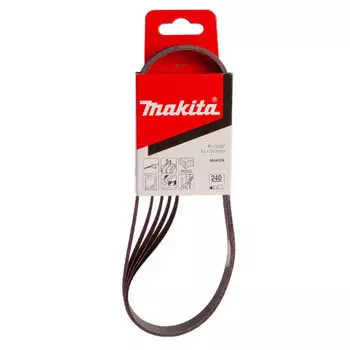 Лента шлифовальная Makita 13х533мм P240 5шт (P-43387)