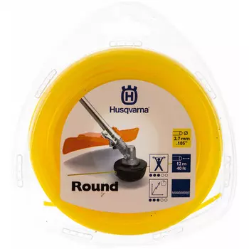 Леска для триммера Husqvarna 2.7мм круглая 12м (5310092-18)
