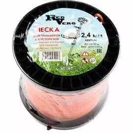 Леска для триммера RedVerg 2.4мм круглая 90м (990251)