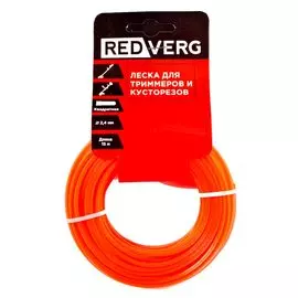 Леска для триммера RedVerg 2.4мм квадратная 15м (990191)