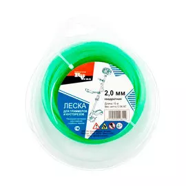 Леска для триммера RedVerg 2мм квадратная витая армированная 15м (990441)