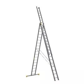 Лестница Алюмет 3*18 алюминиевая