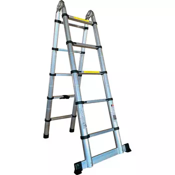 Лестница алюминиевая Алюмет двухсекционная 2x5 ступеней (DTLH 1.6)