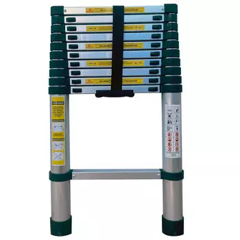 Лестница телескопическая Алюмет односекционная 11 ступеней (TLS 3.2)