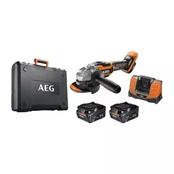 Машина шлифовальная бесщеточная угловая AEG BEWS 18-125BL LI-502C