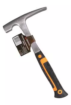 Молоток каменщика Вихрь 600гр., цельнометаллический, двухкомпонентная рукоятка