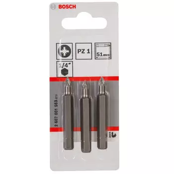 Набор бит Bosch Pz1х51мм 3шт (569)