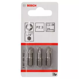 Набор бит Bosch PZ3х25мм 3шт (562)