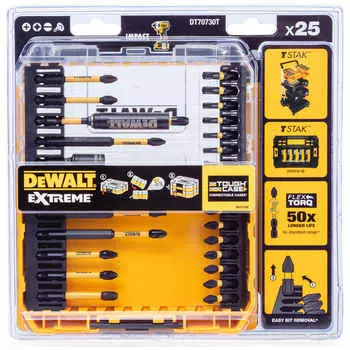 Набор бит DeWalt FLEXTORQ DT70730T 25шт