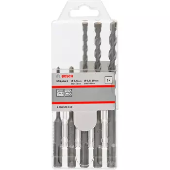 Набор буров SDS-plus-1X Bosch 5-10мм 5шт (119)