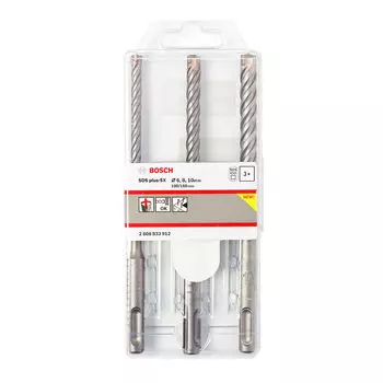 Набор буров SDS-plus-5X Bosch 6-10мм 160мм 3шт (912)