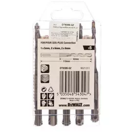 Набор буров SDS plus DeWalt EXTREME2 DT9399 5-8мм 110мм 5шт
