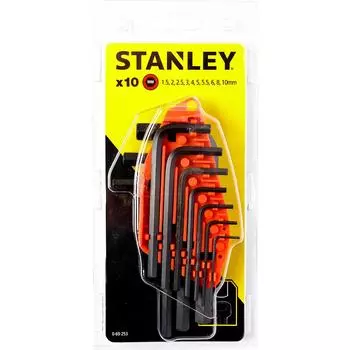 Набор имбусовых STANLEY 10шт 0-69-253