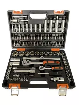 Набор инструментов Вихрь АВТО, 1/2" , 1/4" , CrV, в кейсе 94 предметов