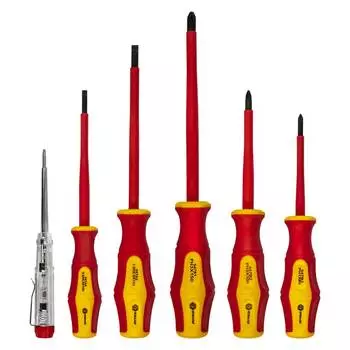 Набор отверток диэлектрических КОБАЛЬТ Ultra Grip 6шт 646-522