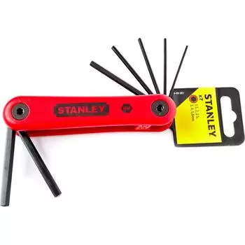 Набор торцевых шестигранных ключей STANLEY складные 7шт 4-69-261