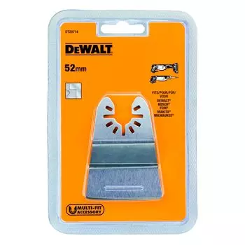 Насадка для МФИ DeWalt DT20714 жесткий шпатель 52мм