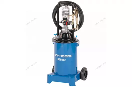 NORDBERG УСТАНОВКА NO5012 пневматическая для раздачи густой смазки с баком 12 л