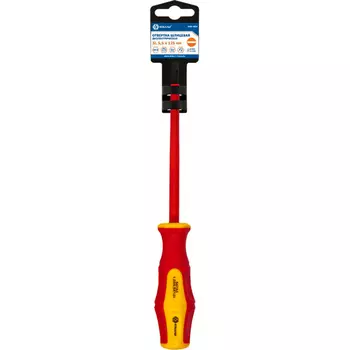 Отвертка диэлектрическая Кобальт Ultra Grip SL5.5х125мм 646-454
