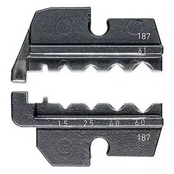 Плашка опрессовочная: контакты точеные Harting, 1.5/2.5/4/6 мм, 4 гнезда