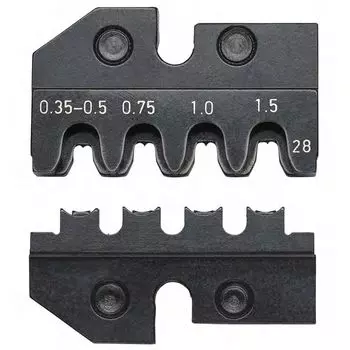 Плашка опрессовочная: штекеры AMP Superseal 1.5 Tyco Electronics, 0.35-0.5/0.75/1/1.5 мм, 4 гнезда