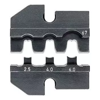 Плашка опрессовочная: штекеры Solar (Hirschmann), 2.5-6.0 мм, 3 гнезда