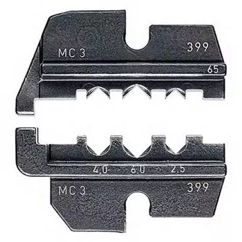 Плашка опрессовочная: штекеры Solar MC 3 (Multi-Contact), 2.5-4.0-6.0 мм, 3 гнезда