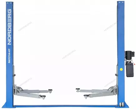 Подъемник двухстоечный 4 т, асимметричный, 220 В NORDBERG N4121A-4T_220