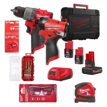 Промо-набор Milwaukee M12 FDD2100P 100-летие