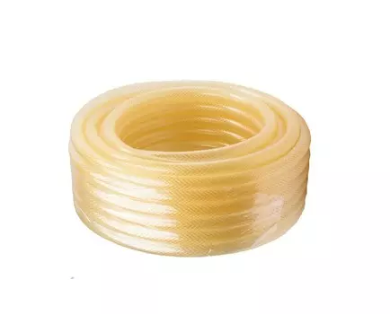 Шланг поливочный "Силикон" трёхслойный армированный 3/4", 25м (прозрачный) Вихрь