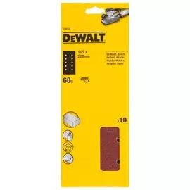 Шлифлист DeWalt DT8550 115х228мм 60G 10шт