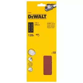 Шлифлист DeWalt DT8552 115х228мм 120G 10шт