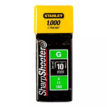 Скобы для степлера STANLEY G/10 1000шт (1-TRA706T)